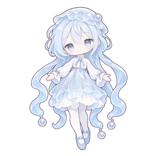 透明クラゲのオリジナルキャラクター
